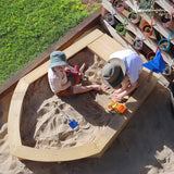 Lifespan Kids Sandpits Wooden Boat Sandpit - Lifespan Kids 09347166000088 SANDPITBOAT Buy online: Wooden Boat Sandpit - Lifespan Kids - Happy Active Kids Happy Active Kids Australia