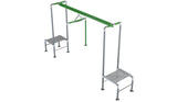 Lifespan Kids Play Centres Junior Jungle Madagascar Monkey Bars with Swing Set and Flying Fox - Lifespan Kids - PREORDERS SOLD OUT ETA 2022 LKJJ-MDGSCST-B Junior Jungle Madagascar Monkey Bars with Swing Set and Flying Fox  Happy Active Kids Australia
