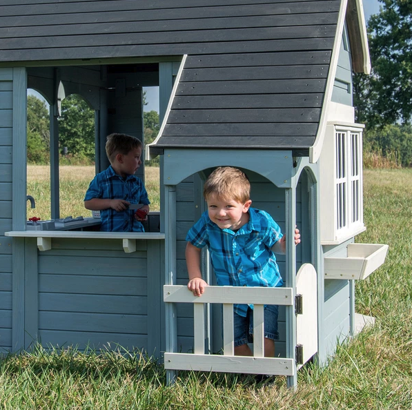 Buy online Backyard Discovery BYD Spring Cottage Cubby Playhouse