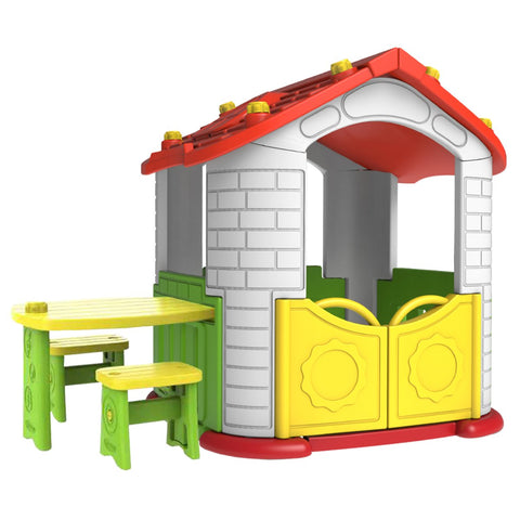 Lifespan Kids Play Houses Wombat V2 Indoor/ Outdoor Cubby House with Picnic Table - Lifespan Kids 09347166050816 PEWOMBAT2 Buy online: Wombat V2 Indoor/ Outdoor Cubby House with Picnic Table  Happy Active Kids Australia