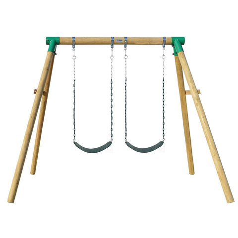 Lifespan Kids Swing Amber 3 Double Belt Wooden Swing Set - Lifespan Kids PEAMBER3-SET Buy online: Amber 3 Double Belt Wooden Swing Set - Lifespan Kids Happy Active Kids Australia