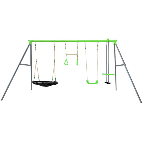 Lifespan Kids Swing Lynx 4 Station Metal Swing Set - Lifespan Kids 09347166045683 PELYNX Buy online: Lynx 4 Station Metal Swing Set - Lifespan Kids Happy Active Kids Australia