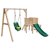 Lifespan Kids Swing Sets & Playsets Poppy Toddler Junior Wooden Play Centre with slide - Lifespan Kids (Please contact us for shipping quote) LKPC-POPPY-SET Happy Active Kids Australia