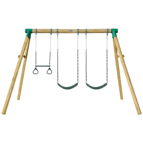 Lifespan Kids Swing Wesley Double Swing With Trapeze - Lifespan Kids 9347166040947 PEWESLEY2-SET Buy online: Wesley Double Swing With Trapeze - Lifespan Kids Happy Active Kids Australia