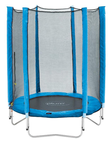 Plum Trampoline Plum® 4.5ft Junior Trampoline & Enclosure - Blue 5036523044493 30182 Buy Online - Plum® 4.5ft Junior Trampoline & Enclosure in Blue  Happy Active Kids Australia