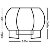 Plum Trampoline Plum® Space Zone V3 12ft Trampoline & Enclosure - OUT OF STOCK eta TBA 5036523054744 30219AA82 Buy online: Plum® Space Zone V3 12ft Trampoline & Enclosure Happy Active Kids Australia