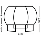 Plum Trampoline Plum® Space Zone V3 8ft Trampoline & Enclosure - OUT OF STOCK eta TBA 5036523054706 30217AA82 Buy online: Plum® Space Zone V3 8ft Trampoline & Enclosure  Happy Active Kids Australia