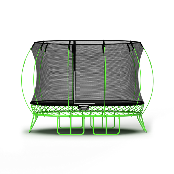 Buy online Springfree® Medium Oval Trampoline in green Happy