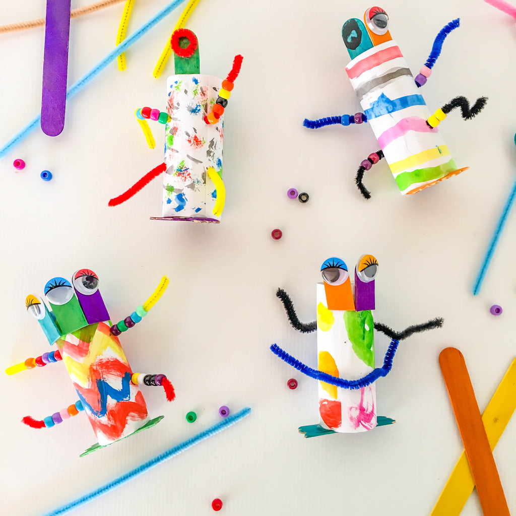 DIY Toilet Roll Aliens