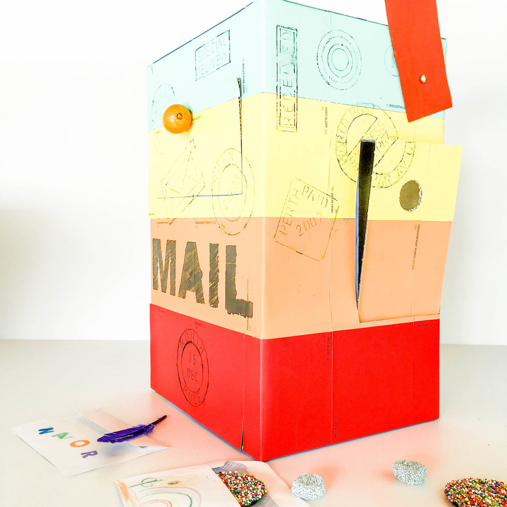 DIY Rainbow Mailbox