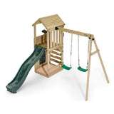 Plum Play Centres Plum® Lookout Tower Wooden Climbing Frame with Swings and Slide 5036523007610 104101A110 Buy online: Plum® Lookout Tower Play Centre with Swings & Slide  Happy Active Kids Australia