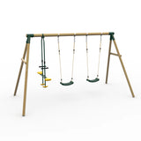 Plum Swing Plum® Colobus Wooden Swing Set with Glider 5036523065856 123201A69 Buy online: Plum® Colobus Wooden Swing Set with Glider - Happy Active Kids Happy Active Kids Australia