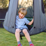 gobaplay® TitanPro Swing Set with Saucer Tent Swing