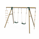Plum Swing Plum® Gibbon Wooden Swing Set 5036523065863 123301A69 Buy online: Plum® Gibbon Wooden Double Swing Set - Happy Active Kids Happy Active Kids Australia