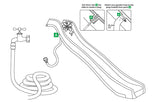 Jumbo 3m Climb and Slide in Green - Lifespan Kids