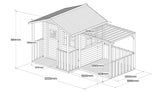 Burleigh Cubby House with Pergola - Lifespan Kids