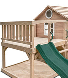Finley Cubby House with Green Slide - Lifespan Kids