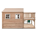 Finley Cubby House with Green Slide - Lifespan Kids