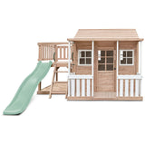 Lifespan Kids Play Houses Finley Cubby House with Pastel Green Slide - Lifespan Kids - OUT OF STOCK eta early Sept (preorder available now) 9347166092632 LKCH-FIN-PG Buy online: Finley Cubby House with Pastel Green Slide - Lifespan Kids Happy Active Kids Australia