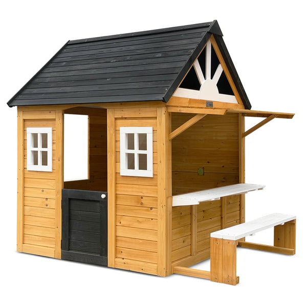 Lifespan Kids Play Houses Little Orchard Wooden Cubby House - Lifespan Kids 9347166088383 LKCH-LORCH-SET Buy online: Little Orchard Wooden Cubby House - Lifespan Kids Happy Active Kids Australia