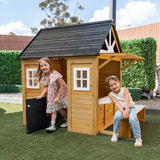 Lifespan Kids Play Houses Little Orchard Wooden Cubby House - Lifespan Kids 9347166088383 LKCH-LORCH-SET Buy online: Little Orchard Wooden Cubby House - Lifespan Kids Happy Active Kids Australia