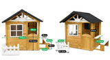 Lifespan Kids Playhouses Maple Wooden Cubby House - Lifespan Kids 9347166088413 LKCH-MAPL-SET Buy online: Maple Wooden Cottage Cubby House - Lifespan Kids Happy Active Kids Australia