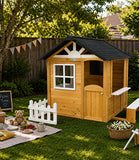 Lifespan Kids Playhouses Maple Wooden Cubby House - Lifespan Kids 9347166088413 LKCH-MAPL-SET Buy online: Maple Wooden Cottage Cubby House - Lifespan Kids Happy Active Kids Australia