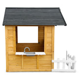 Lifespan Kids Playhouses Maple Wooden Cubby House - Lifespan Kids 9347166088413 LKCH-MAPL-SET Buy online: Maple Wooden Cottage Cubby House - Lifespan Kids Happy Active Kids Australia