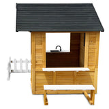 Lifespan Kids Playhouses Maple Wooden Cubby House - Lifespan Kids 9347166088413 LKCH-MAPL-SET Buy online: Maple Wooden Cottage Cubby House - Lifespan Kids Happy Active Kids Australia