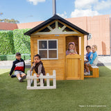 Lifespan Kids Playhouses Maple Wooden Cubby House - Lifespan Kids 9347166088413 LKCH-MAPL-SET Buy online: Maple Wooden Cottage Cubby House - Lifespan Kids Happy Active Kids Australia