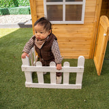 Lifespan Kids Playhouses Maple Wooden Cubby House - Lifespan Kids 9347166088413 LKCH-MAPL-SET Buy online: Maple Wooden Cottage Cubby House - Lifespan Kids Happy Active Kids Australia