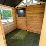 Lifespan Kids Playhouses Maple Wooden Cubby House - Lifespan Kids 9347166088413 LKCH-MAPL-SET Buy online: Maple Wooden Cottage Cubby House - Lifespan Kids Happy Active Kids Australia