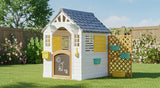 Lifespan Kids Play Houses Dolu Garden Plastic Playhouse with Fence - Lifespan Kids 8690089033109 LKCH-PLAYGARN Buy online: Dolu Garden Plastic Playhouse with Fence - Lifespan Kids Happy Active Kids Australia