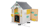 Lifespan Kids Play Houses Dolu Garden Plastic Playhouse with Fence - Lifespan Kids 8690089033109 LKCH-PLAYGARN Buy online: Dolu Garden Plastic Playhouse with Fence - Lifespan Kids Happy Active Kids Australia