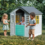 Lifespan Kids Play Houses Dolu Plastic Playhouse in Grey - Lifespan Kids 8690089033116 LKCH-PLAYH Buy online: Dolu Plastic Playhouse in Grey - Lifespan Kids Happy Active Kids Australia