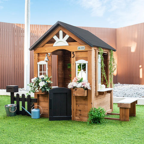 Teddy Cubby House in Natural Timber V3 - Lifespan Kids