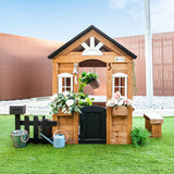 Teddy Cubby House in Natural Timber V3 - Lifespan Kids