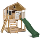 Lifespan Kids Play Houses Warrigal Cubby House with Green Slide - Lifespan Kids 9347166085689 LKCH-WARR-GN Buy online: Warrigal Cubby House with Green Slide - Lifespan Kids Happy Active Kids Australia
