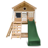 Lifespan Kids Play Houses Warrigal Cubby House with Green Slide - Lifespan Kids 9347166085689 LKCH-WARR-GN Buy online: Warrigal Cubby House with Green Slide - Lifespan Kids Happy Active Kids Australia