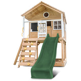 Lifespan Kids Play Houses Warrigal Cubby House with Green Slide - Lifespan Kids 9347166085689 LKCH-WARR-GN Buy online: Warrigal Cubby House with Green Slide - Lifespan Kids Happy Active Kids Australia