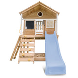 Lifespan Kids Play Houses Warrigal Cubby House with Pastel Blue Slide - Lifespan Kids 9347166085696 LKCH-WARR-PB Buy online: Warrigal Cubby House with Pastel Blue Slide - Lifespan Kids Happy Active Kids Australia