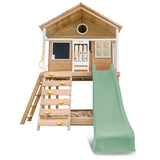 Lifespan Kids Play Houses Warrigal Cubby House with Pastel Green Slide - Lifespan Kids 9347166085702 LKCH-WARR-PG Buy online: Warrigal Cubby House with Pastel Green Slide - Lifespan Kids Happy Active Kids Australia