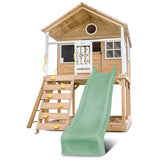 Lifespan Kids Play Houses Warrigal Cubby House with Pastel Green Slide - Lifespan Kids 9347166085702 LKCH-WARR-PG Buy online: Warrigal Cubby House with Pastel Green Slide - Lifespan Kids Happy Active Kids Australia