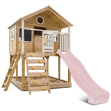 Lifespan Kids Play Houses Warrigal Cubby House with Pastel Pink Slide - Lifespan Kids 9347166085719 LKCH-WARR-PP Buy online: Warrigal Cubby House with Pastel Pink Slide - Lifespan Kids Happy Active Kids Australia