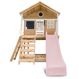 Lifespan Kids Play Houses Warrigal Cubby House with Pastel Pink Slide - Lifespan Kids 9347166085719 LKCH-WARR-PP Buy online: Warrigal Cubby House with Pastel Pink Slide - Lifespan Kids Happy Active Kids Australia