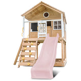 Lifespan Kids Play Houses Warrigal Cubby House with Pastel Pink Slide - Lifespan Kids 9347166085719 LKCH-WARR-PP Buy online: Warrigal Cubby House with Pastel Pink Slide - Lifespan Kids Happy Active Kids Australia