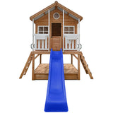 Winchester Cubby House with 1.2m platform and 2.2m Blue Slide - Lifespan Kids