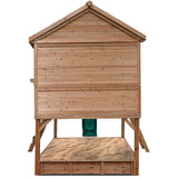 Winchester Cubby House with 1.2m platform and 2.2m Green Slide - Lifespan Kids