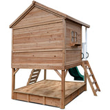 Winchester Cubby House with 1.2m platform and 2.2m Green Slide - Lifespan Kids