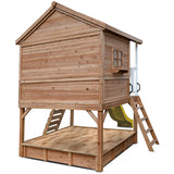 Winchester Cubby House with 1.2m platform and 2.2m Yellow Slide - Lifespan Kids